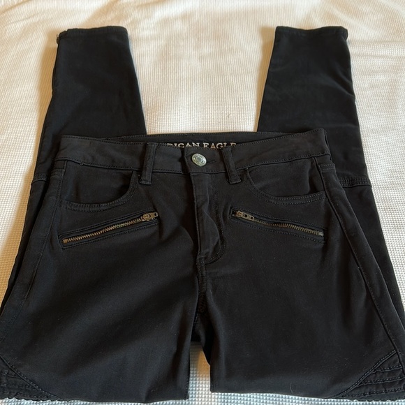 American Eagle Outfitters Super Super Stretch X Hi Rise Jegging Size O Regular - Picture 7 of 14